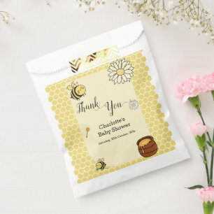 Cute Bee with Sweet Honey Baby Shower Favour Bags