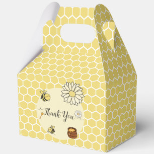 Cute Bee with Sweet Honey Baby Shower Favour Box