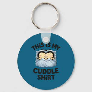 Cute Bees Snuggle This Is My Cuddle Key Ring