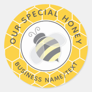 Cute Bees & Sunflowers Eucalyptus Baby Shower Clas Classic Round Sticker