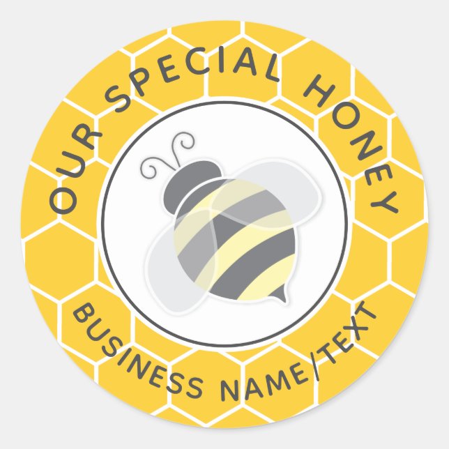 Cute Bees & Sunflowers Eucalyptus Baby Shower Clas Classic Round Sticker (Front)