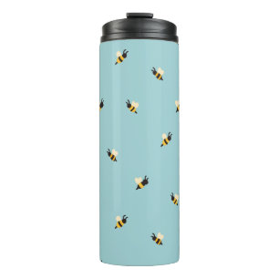 cute bees thermal tumbler