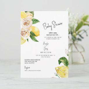 Cute Before Mum Squeezes Me Out Baby Shower  Invitation