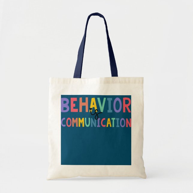 Cute Behaviour Is Communication for Special Tote Bag (Front)