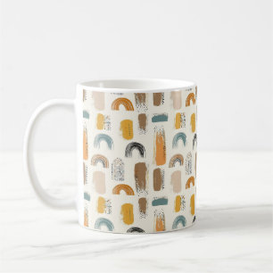 Cute Beige Boho Coffee Mug