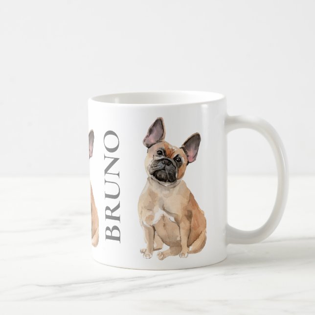 Cute beige colour French Bulldog Coffee Mug (Right)