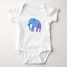Cute Bella+Canvas Baby Tri-Blend Tee with Patterne
