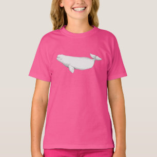Cute Beluga Whale Girl T-Shirt