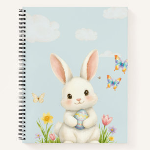 Cute Benny the Brave Bunny PersonalSpiral Notebook