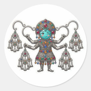 Cute Berber Amazigh Fibula Khalla Kawaii Sticker