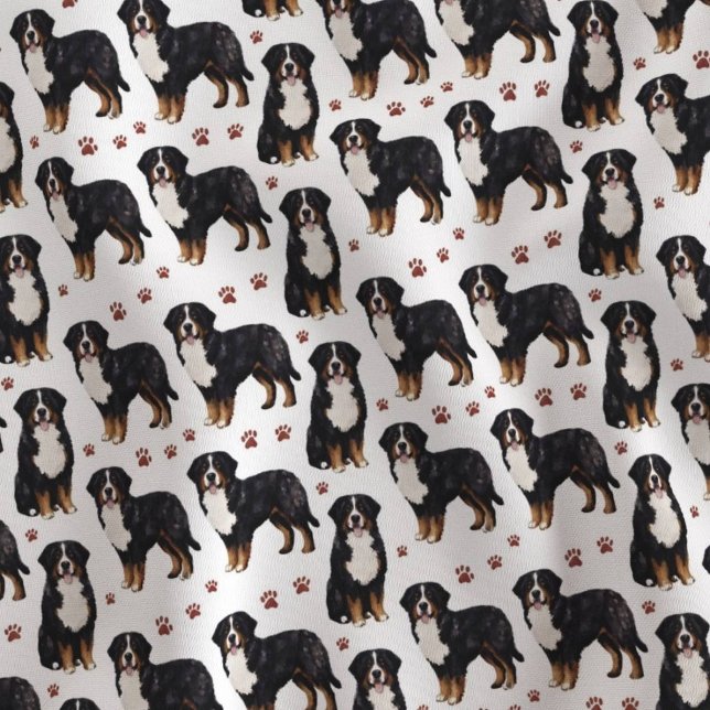 Cute Bernese Mountain Dog Fabric (Creator Uploaded)