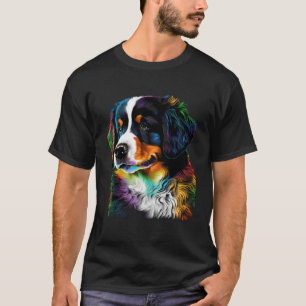 Cute Bernese Mountain Dog Puppy  Unique Artistic T-Shirt