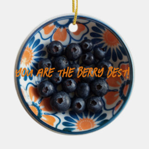 Cute Berry Best Ceramic Tree Decoration