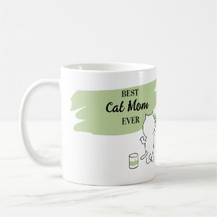 Cute Best Cat Mum Ever Womens Coffee Mug