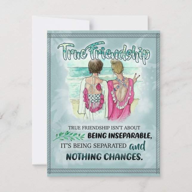 Cute Best Friend Gift, Funny Friendship Day Gifts Invitation (Front)