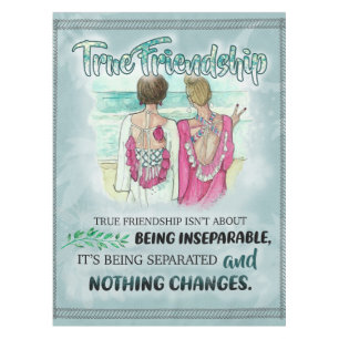 Cute Best Friend Gift, Funny Friendship Day Gifts Tablecloth