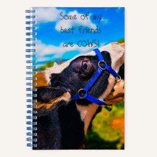 Cute best friends are cows  notebook