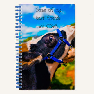 Cute best friends are cows  notebook