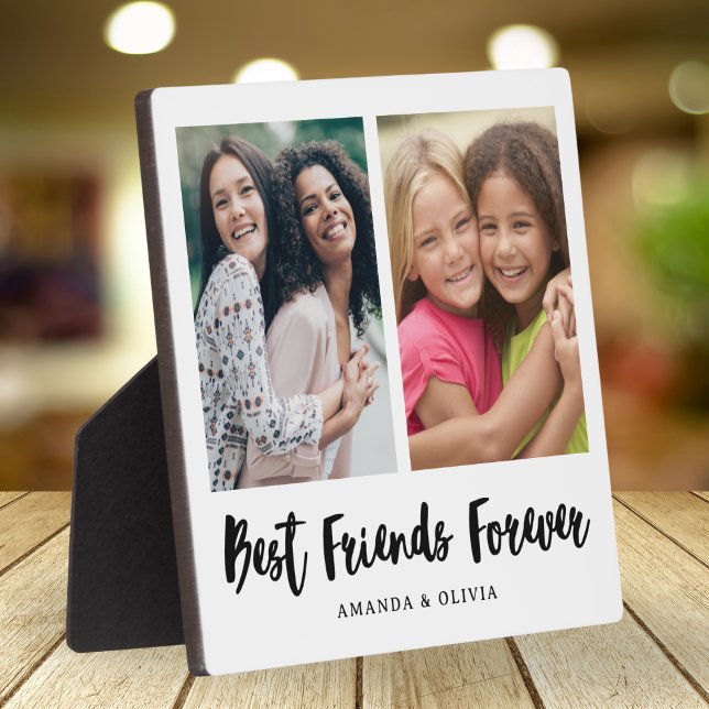 Cute Best Friends Forever Custom Name 2    Plaque (Creator Uploaded)