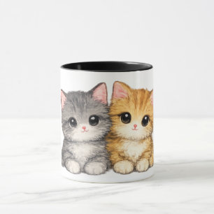 Cute Best Friends Kitten Mug