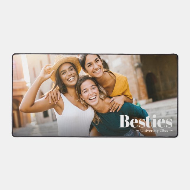 Cute Best Friends Photo  Desk Mat (Front)