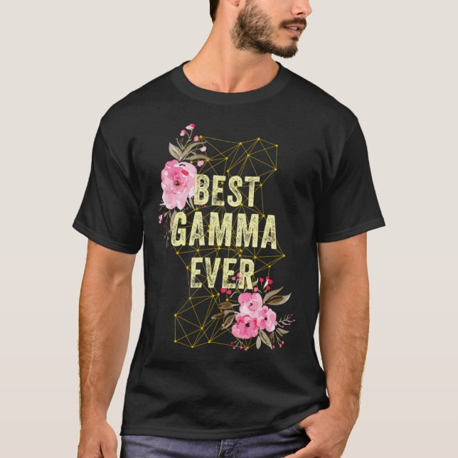 Cute Best Gamma Ever Costume Mothers Day  Grandma T-Shirt (Front)