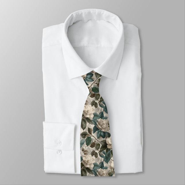 Cute Best Gifts For Men Gardenias Tie (Tied)
