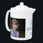Cute Best Grandma Ever Custom Photo<br><div class="desc">Here's a lovely gift for grandma from her grandkids! She'll smile every time she brews her tea! Be sure to upload two of your favourite photos,  two for one grandchild or one of each for two grandchildren. ❤</div>