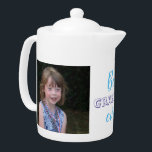 Cute Best Grandma Ever Custom Photo<br><div class="desc">Here's a lovely gift for grandma from her grandkids! She'll smile every time she brews her tea! Be sure to upload two of your favourite photos,  two for one grandchild or one of each for two grandchildren. ❤</div>