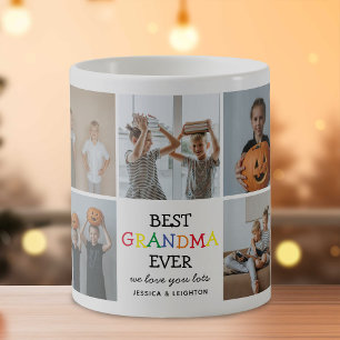 Cute Best Grandma Ever Photo Collage Keepsake Coffee Mug