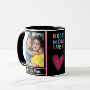 Cute Best Mum Ever Photo Mug