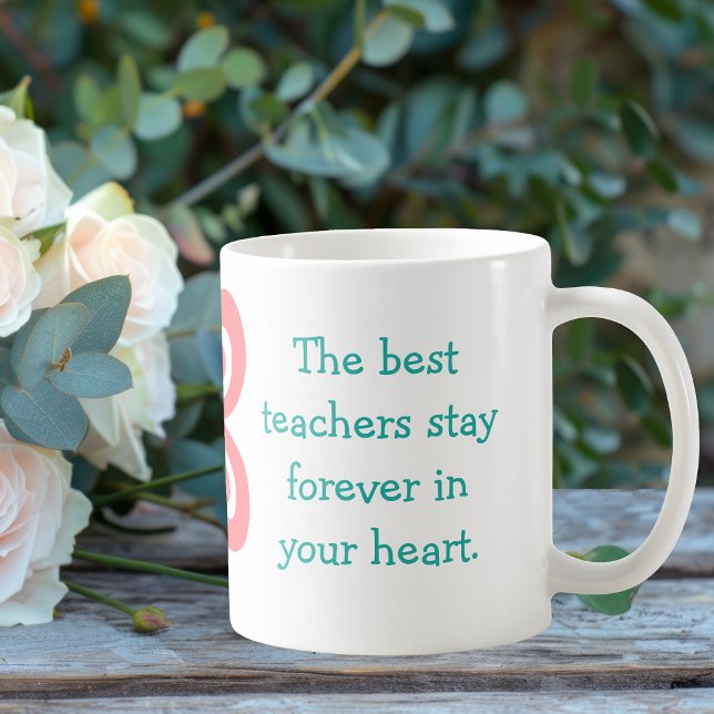 Cute Best Teacher Quote Personalised Butterfly Coffee Mug (Creator Uploaded)
