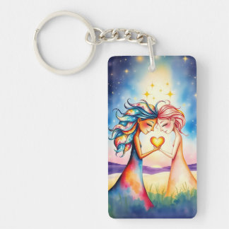 Cute Besties Gift Key Ring