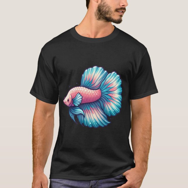 Cute Betta Fish T-Shirt (Front)
