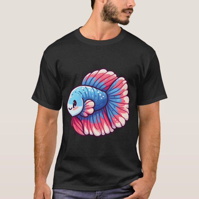 Cute Betta Fish T-Shirt (Front)