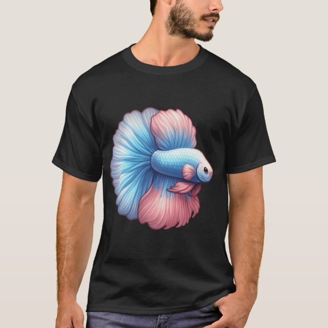 Cute Betta Fish T-Shirt (Front)