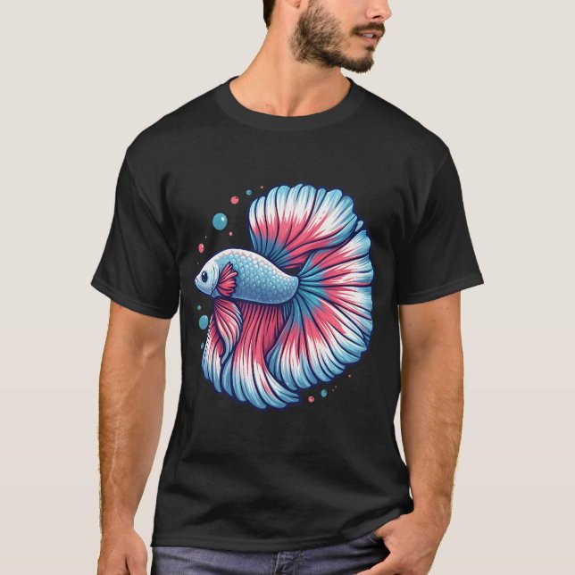 Cute Betta Fish T-Shirt (Front)