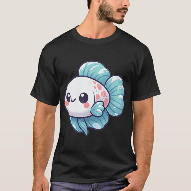 Cute Betta Fish T-Shirt (Front)