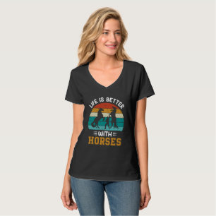 Cute better life horse lovers T-Shirt