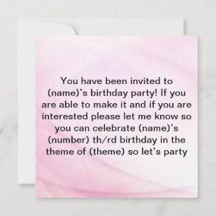 Cute bff birthday invitation
