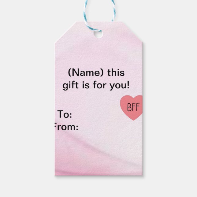 Cute bff gift tags (Front)