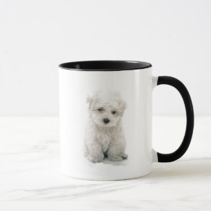 Cute Bichon Frise Coffee Mug