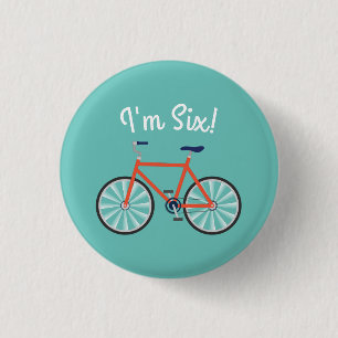 Cute Bicycle Kids Bike Birthday Party Cycling 3 Cm Round Badge