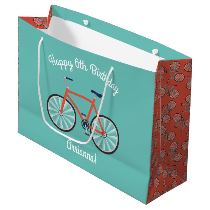 bike wrapping bag birthday