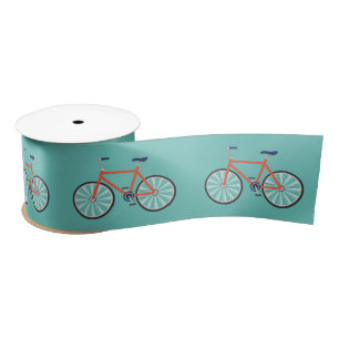 Cute Bicycle Kids Bike Birthday Party Cycling Satin Ribbon