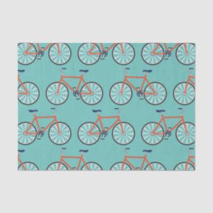 Cute Bicycle Kids Bike Birthday Party Cycling Tissue Paper