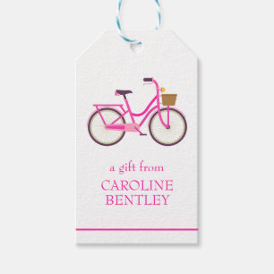 Cute Bicycle Personalised Gift Tags