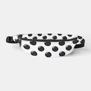 Cute Big Black Polka Dots Fanny Pack