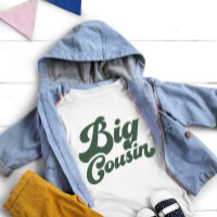 Cute Big Cousin | Green Matching Family