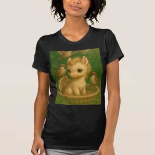 Cute, Big-eyed, baby unisus, pegasus unicorn T-Shirt